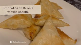 BriouatesBricks Viande hachée et fromage by Thermomix [upl. by Asi542]