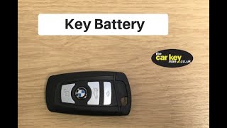 Key Battery BMW HOW TO Change [upl. by Anatnas]