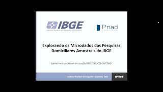 Vídeo 0 Microdados IBGE Introdução [upl. by Atilahs]