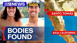 Three bodies discovered in Mexico during search for missing Australian brothers  9 News Australia [upl. by Polad]