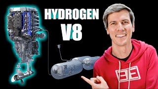 The World’s First Hydrogen Combustion Outboard Engine [upl. by Anyotal833]