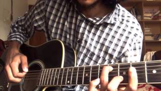 Artcell  Oniket Prantor Guitar Tutorial  Bangla [upl. by Nixie]