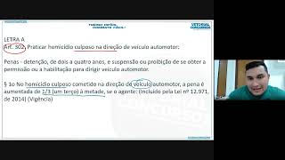 QUESTÕES E TEORIA  CÓDIGO DE TRÂNSITO BRASILEIRO  GMF  PROFESSOR MUNIZ [upl. by Lymn]