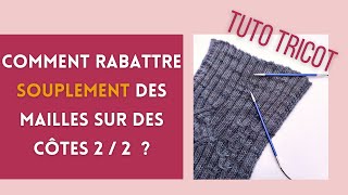 Tricot Rabattre les mailles en Icord [upl. by Sidnal]