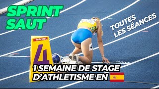 Stage Athlétisme  Sprint et saut  1 semaine dentrainement en Espagne [upl. by O'Connor731]