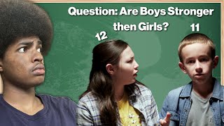 Kids Have Debate About FEMINISM [upl. by Eidnew699]