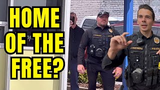 LAND OF THE BRAVELY IGNORANT First Amendment Audit [upl. by Neelrad]