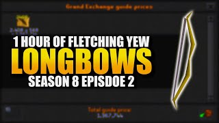 Fletching Yew Longbows  Testing OSRS Wiki Money Making Methods  Money Making Guide 2023 [upl. by Wilone]