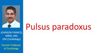 Pulsus paradoxus [upl. by Araet]