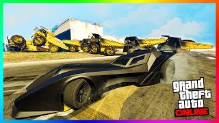 DÉLIRE AVEC LA BATMOBILE  GTA 5 ONLINE [upl. by Carmen436]