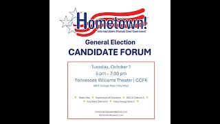 Hometown General Election Candidate Forum 1012024 [upl. by Truc]