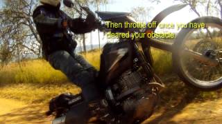 How to wheelie a DR650 and other bush pigs︱Cross Training Adventure [upl. by Doersten]