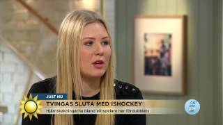 Mikaela tvingas ge upp proffsdrömmen efter hjärnskada  Nyhetsmorgon TV4 [upl. by Novehc184]