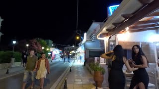 SIDARINIGHTLIFE WALK TOUR Corfu Greece2023  4k7 [upl. by Elpmet307]