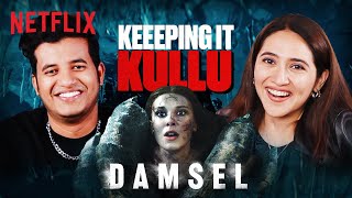 Kullubaazi amp ​⁠Sahiba Bali REACT To Damsel Trailer  Millie Bobby Brown [upl. by Niai356]