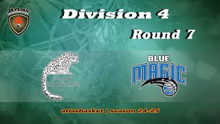 Atlasbasket  Div 4Round 7  SLOW LEOPARDS vs BLUE MAGIC [upl. by Koloski894]