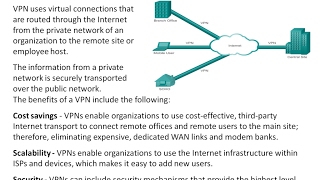 71 VPNs CCNA 4 Chapter 7 Securing SitetoSite Connectivity [upl. by Mingche741]