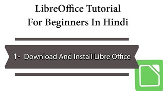 How to Download And Install LibreOffice in Hindi [upl. by Yung788]