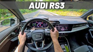 2023 Audi RS3  POV Test Drive [upl. by Reichert]