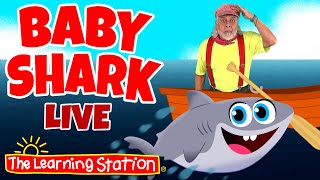 Baby Shark Live ♫ Brain Break ♫ Action Song ♫ Family Adventure ♫ Kids Songs by The Learning Station [upl. by Haissem]