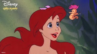 Under The Sea  Little Mermaid Lyric Video  DISNEY SINGALONGS [upl. by Petersen]