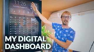 Making a Digital Dashboard w Google Calendar integration [upl. by Atnek]