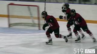 GOJHL  KitchenerWaterloo Siskins vs Cambridge RedHawks [upl. by Maples]