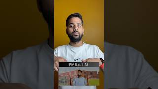 FMS vs IIM which one is best  sunnsagar [upl. by Ahsitniuq]