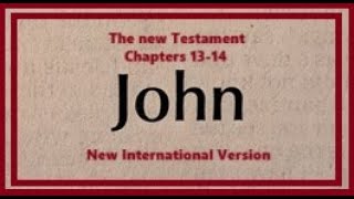 The book of John chapters 1314 The New Testament New International Version [upl. by Nerrej]