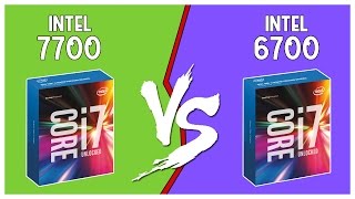 i7 7700 VS i7 6700  Gaming Benchmarks  Is Kaby Lake worth it [upl. by Ymeon]