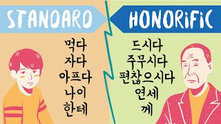 Korean Honorific Forms vs Standard Words [upl. by Jerrilyn]