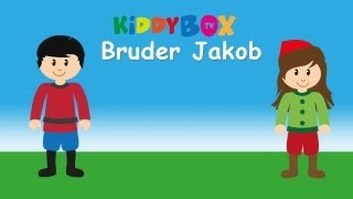 Bruder Jakob  Kinderlieder zum Mitsingen  KIDDYBOXTV [upl. by Thrift731]