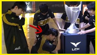 Ruler breaks down crying after winning his First LCK Title [upl. by Robbyn]