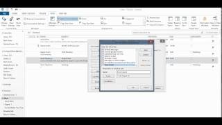 How to change the color of an incoming Outlook email [upl. by Gun249]