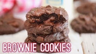 Chocolate Brownie Cookies  Gemmas Bigger Bolder Baking [upl. by Sihtam]