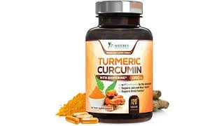 Must See Review Turmeric Curcumin with Ginger 95 Curcuminoids 1950mg with Bioperine Black Peppe [upl. by Aihsila]