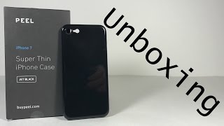 Peel Jet Black iPhone 7 Case  Unboxing [upl. by Sephira]