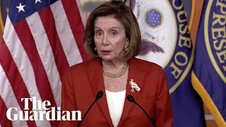 Nancy Pelosi holds weekly news conference after supreme court overturns Roe v Wade – watch live [upl. by Ahsinotna]