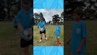 How To Kick A Rugby Ball rugbybricks Rugby Ball Dop [upl. by Blackman175]