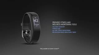 Garmin vívosmart® 3 Check Out the Smart Activity Tracker with Wrist based Heart Rate [upl. by Quin]