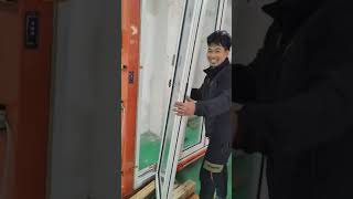 4 panel Aluminum bifold door installation instruction [upl. by Adnahc]