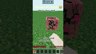 Minecraft logic part 2  minecraft shorts viral [upl. by Sivie476]