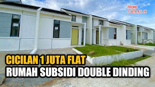 SUMPAH INI RUMAH MURAH CICILAN CUMA 1 JUTA FLAT SAMPAI LUNAS [upl. by Winou]