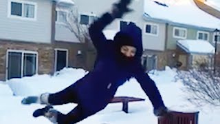 Funniest Winter Fails ❄️😆 [upl. by Ardnuek35]