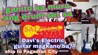 Ganito ka mura ang drum set sa Salonga  Davis Electric guitar magkano  ship to Pagadian City [upl. by Phillip564]