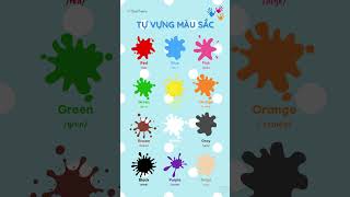 Từ vựng về màu sắc trong tiếng Anh  Color Topic 🌈 [upl. by Gareri]