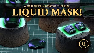 How to Use Liquid Mask for Airbrushing  Airbrush Masking Made EASY [upl. by Zea508]