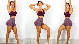 Slim Stomach Round Butt and Sexy Legs Home Workout No Equipment Needed [upl. by Ul]