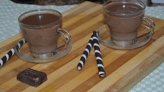 الشوكولاته الساخنة Chocolat chaud maison [upl. by Fairlie948]