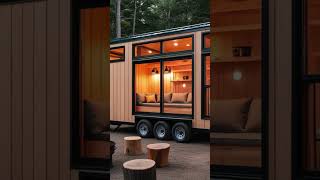 Ultimate MINIMALIST Tiny Home on WHEELS You HAVE to SEE relaxation [upl. by Ecirpak]